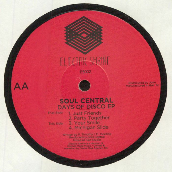 Soul Central - Days Of Disco EP (12") - Image 2