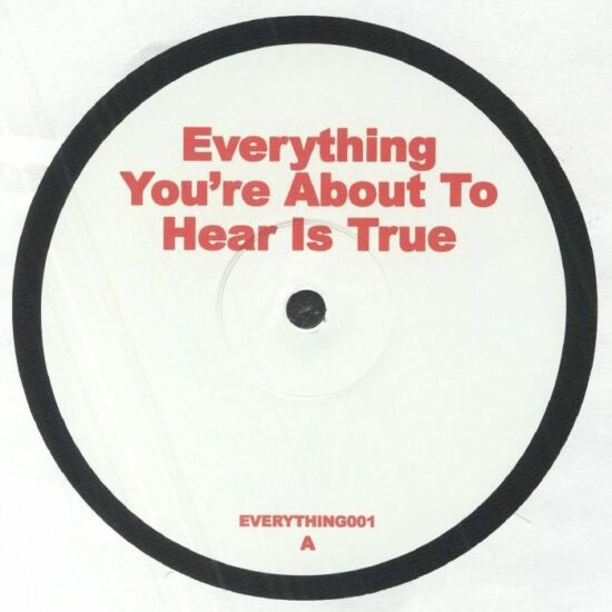 Unknown Artist - Everything You're About To Hear Is True (12")