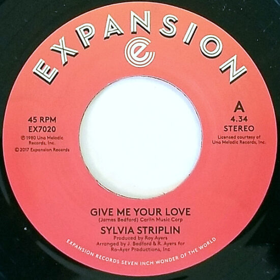 Sylvia Striplin - Give Me Your Love / You Can't Turn Me Away (7")