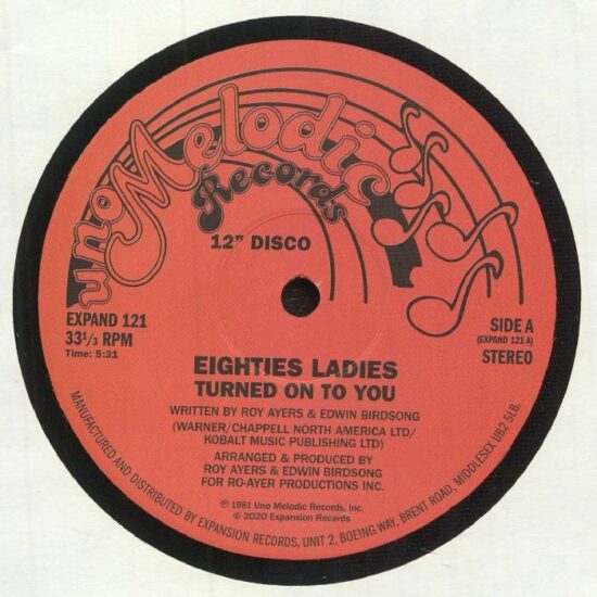 Eighties Ladies - Turned On To You (12")