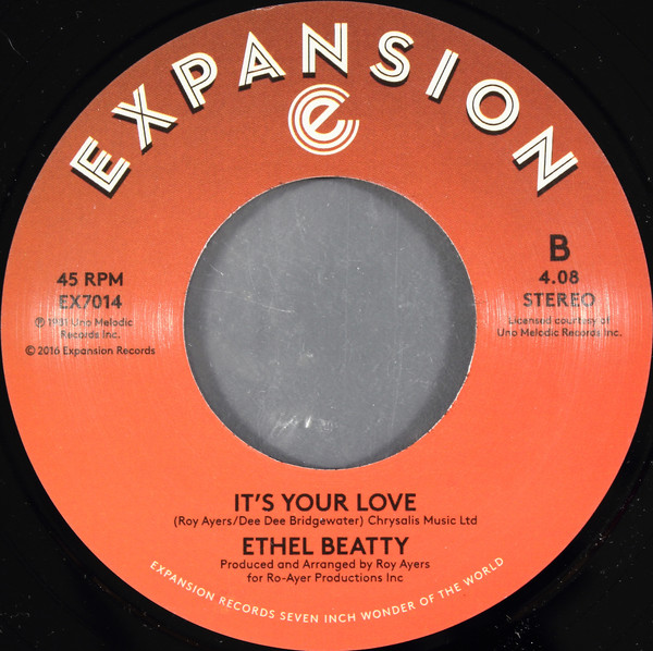 Ethel Beatty - I Know You Care / It's Your Love (7") - Image 2