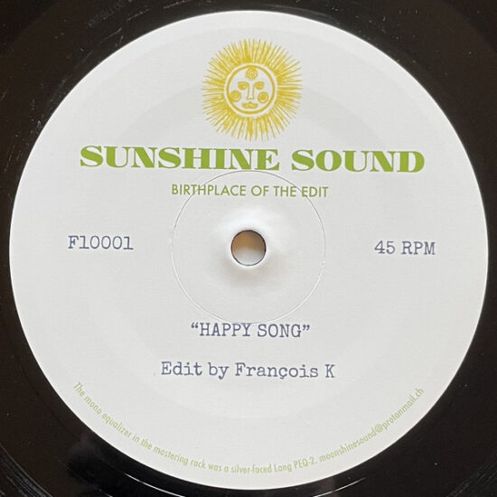 Rare Earth - Happy Song (The François K & Walter Gibbons Edits) (10")