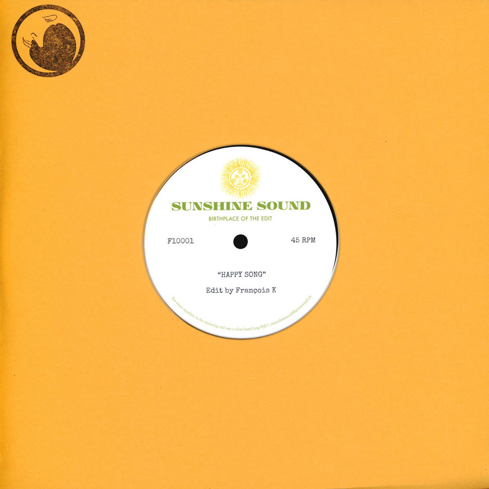 Rare Earth - Happy Song (The François K & Walter Gibbons Edits) (10") - Image 3