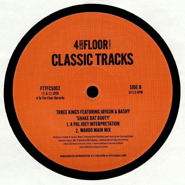 The MD X-Spress / Three Kings Featuring Jaygun And Bashy - God Made Me Phunky / Shake Dat Booty (12") - Image 2