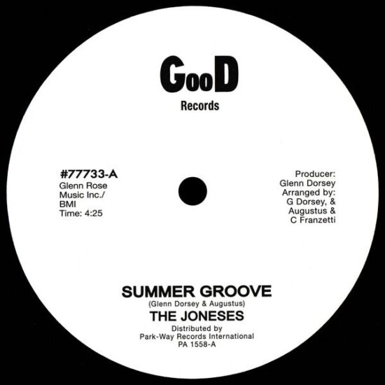 The Joneses - Summer Groove (12")