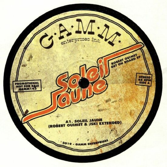 Robert Ouimet - Get On Board EP (12")