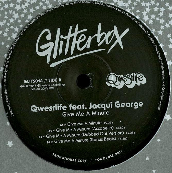 Qwestlife Feat. Jacqui George - Give Me A Minute (12")