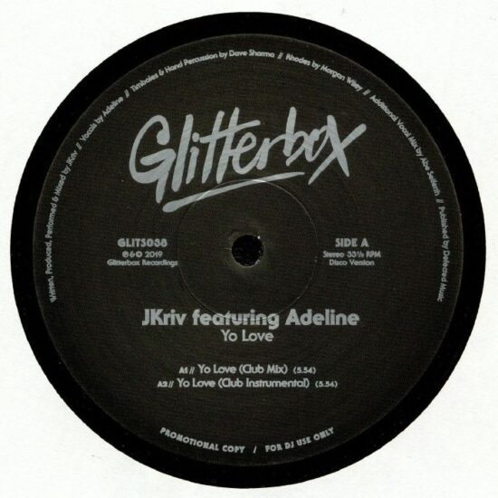 JKriv featuring Adeline - Yo Love (12")