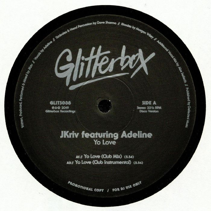JKriv featuring Adeline - Yo Love (12")