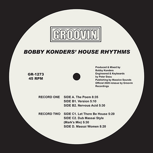 Bobby Konders' - House Rhythms (2x12")