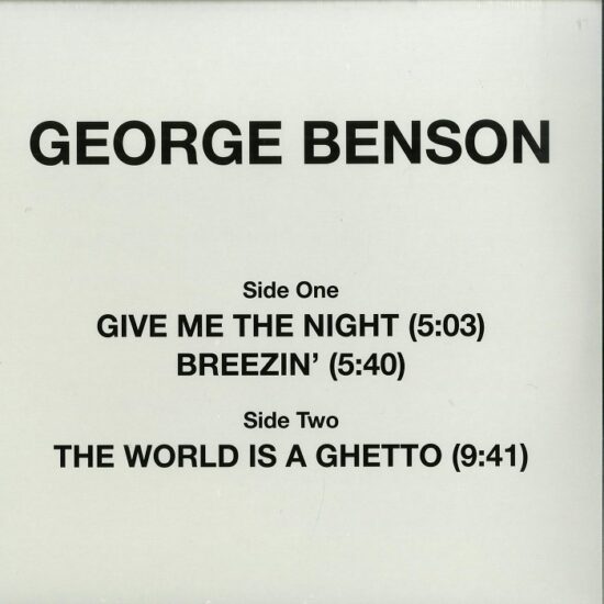 George Benson - Give Me The Night / Breezin' / The World Is A Ghetto (12")