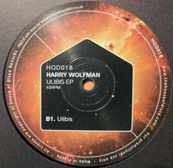Harry Wolfman - Ulibis EP (12") - Image 4