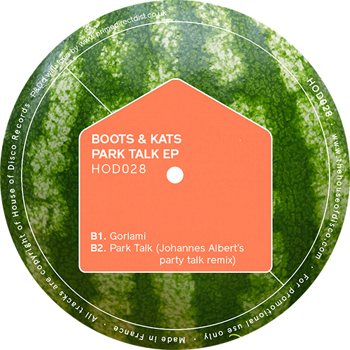 Boots & Kats - Park Talk EP (12") - Image 3