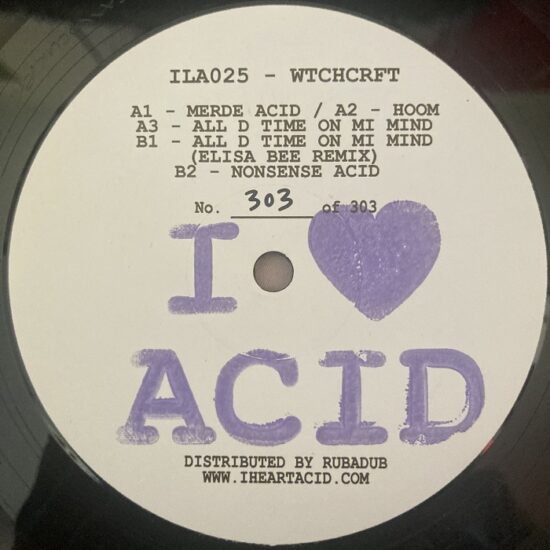 Wtchcrft - I Love Acid 025 (12")
