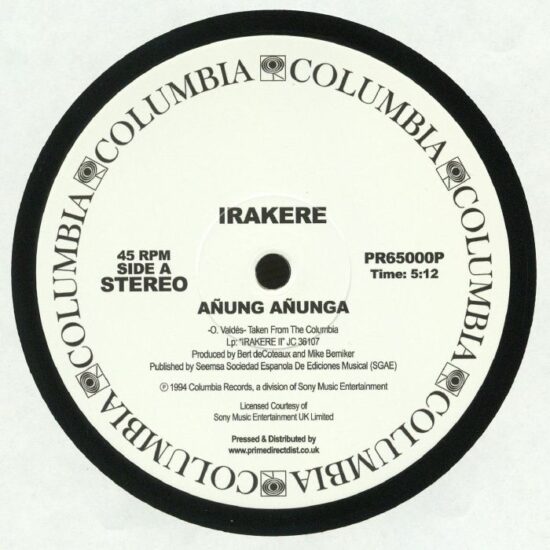 Irakere - Añung Añunga (12")