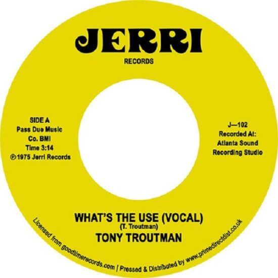 Tony Troutman - What's The Use (7")