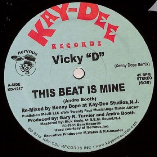 Vicky "D" - This Beat Is Mine (Kenny Dope mixes) (12")