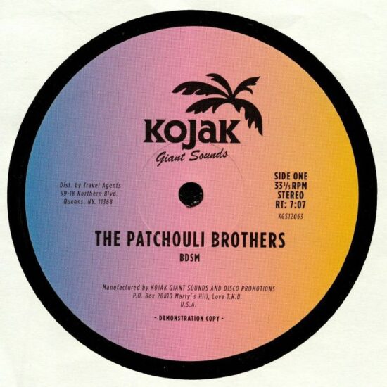 The Patchouli Brothers - BDSM / Get A Chance (12")