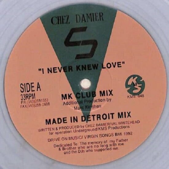 Chez Damier - I Never Knew Love (12")
