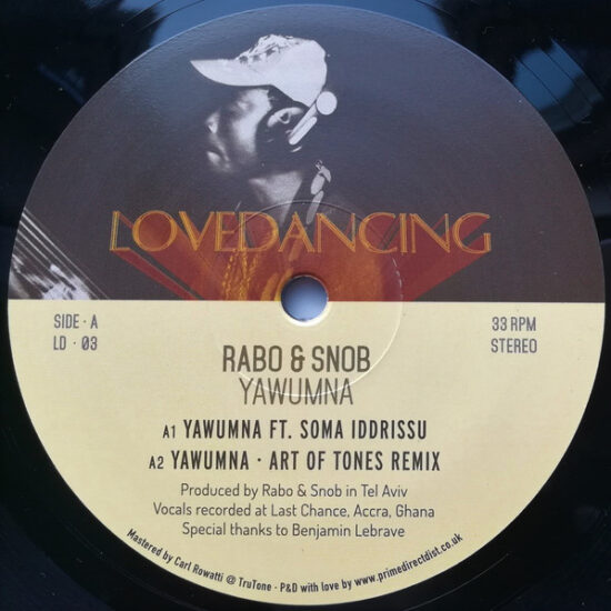 Rabo & Snob - Yawumna EP (12")