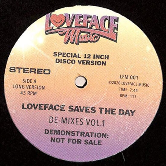 Loveface - De-Mixes Vol.1 (12")