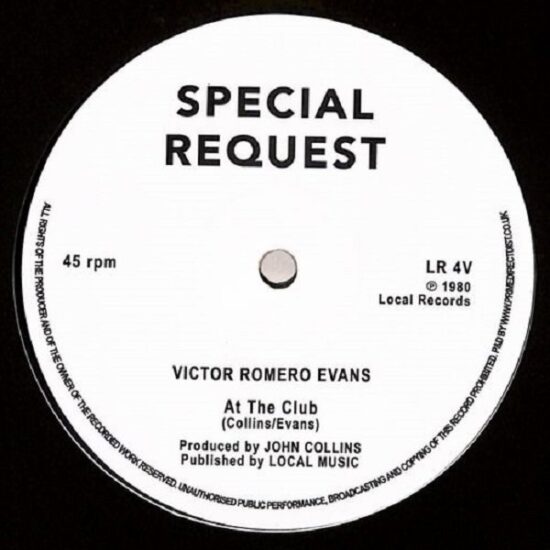 Victor Romero Evans / The Detonators - At The Club / Lift Off (12")