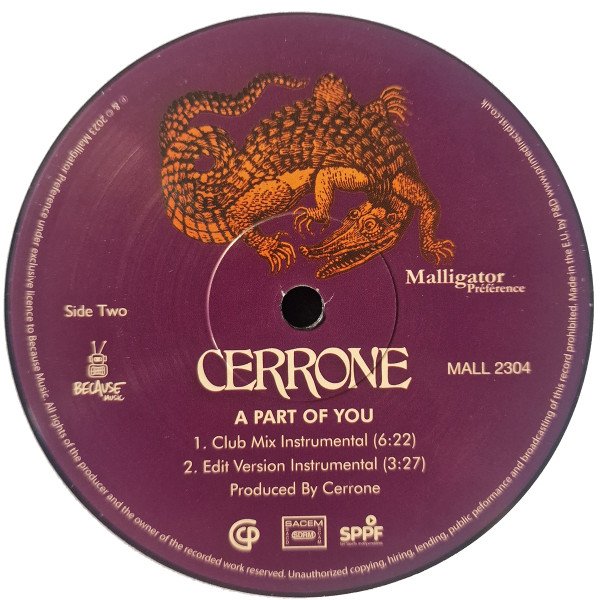 Cerrone - A Part Of You (12") - Image 3