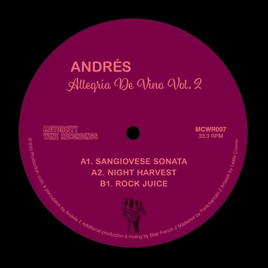 Andres - Allegria de Vino Vol 2 (7")