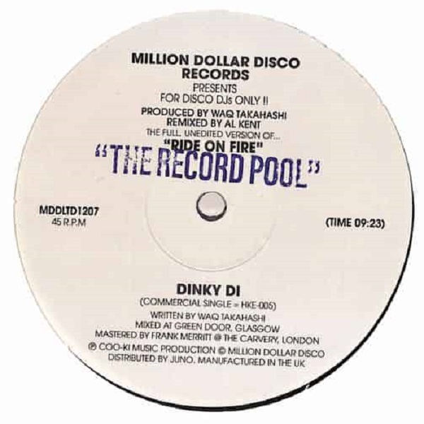 Dinky Di - Ride On Fire (Special Disco Version) (12")