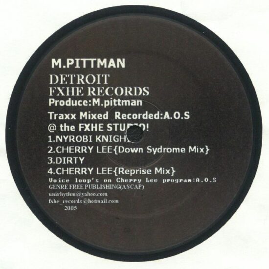 M.Pittman - M. Pittman EP (12")