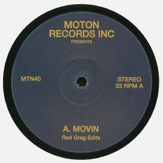 Red Greg - Movin (12")