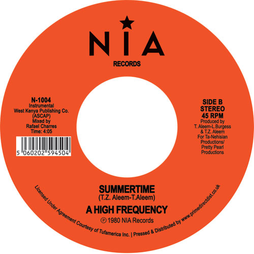 A High Frequency - Summertime (7") - Image 2