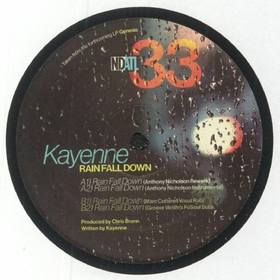 Kayenne - Rain Fall Down (Remixes) (12")