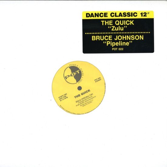 The Quick - Zulu / Bruce Johnston - Pipeline (12")