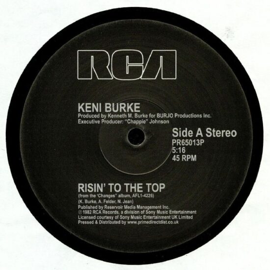 Keni Burke - Risin' To The Top / You're The Best (12")