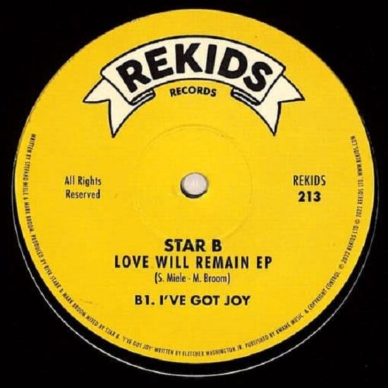 Star B - Love Will Remain EP (12")