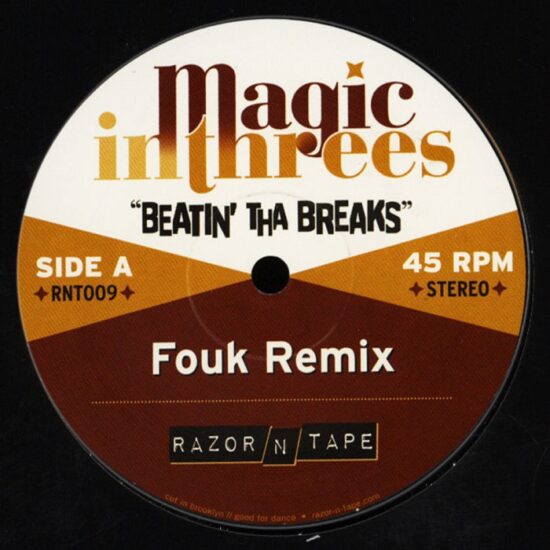 Magic In Threes - Beatin' Tha Breaks (10")