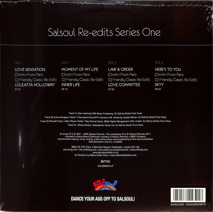 Various - Salsoul Re-Edits Series One: Dimitri From Paris (2x12") (Red Vinyl) - Image 2