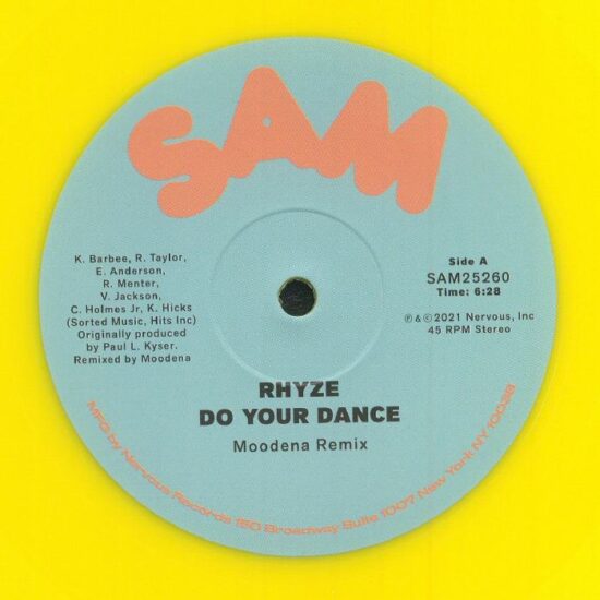 Rhyze - Do Your Dance (Moodena Remix) (12")