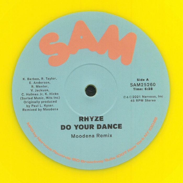 Rhyze - Do Your Dance (Moodena Remix) (12")
