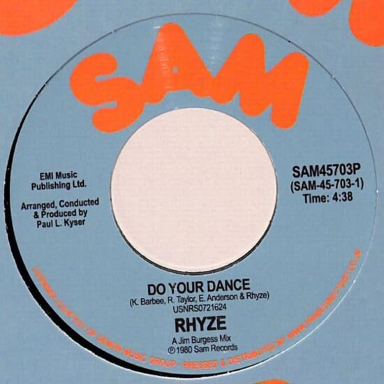 Rhyze - Do Your Dance / Free (7")