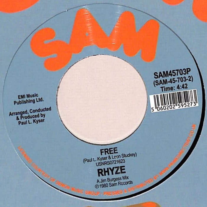 Rhyze - Do Your Dance / Free (7") - Image 3