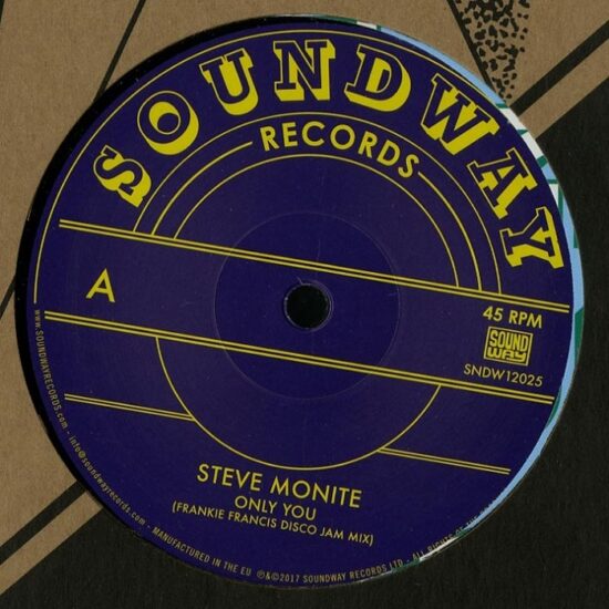 Steve Monite - Only You (Frankie Francis Disco Jam Edit) / Tabuley Rochereau - Hafi Deo (Nick The Record & Dan Tyler Re-Edit Dub) (12")