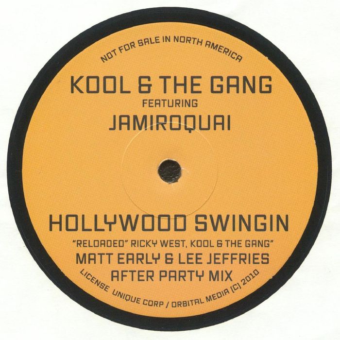 Kool & The Gang Featuring Jamiroquai - Hollywood Swingin (Matt Early & Lee Jeffries Remixes) (12") - Image 2