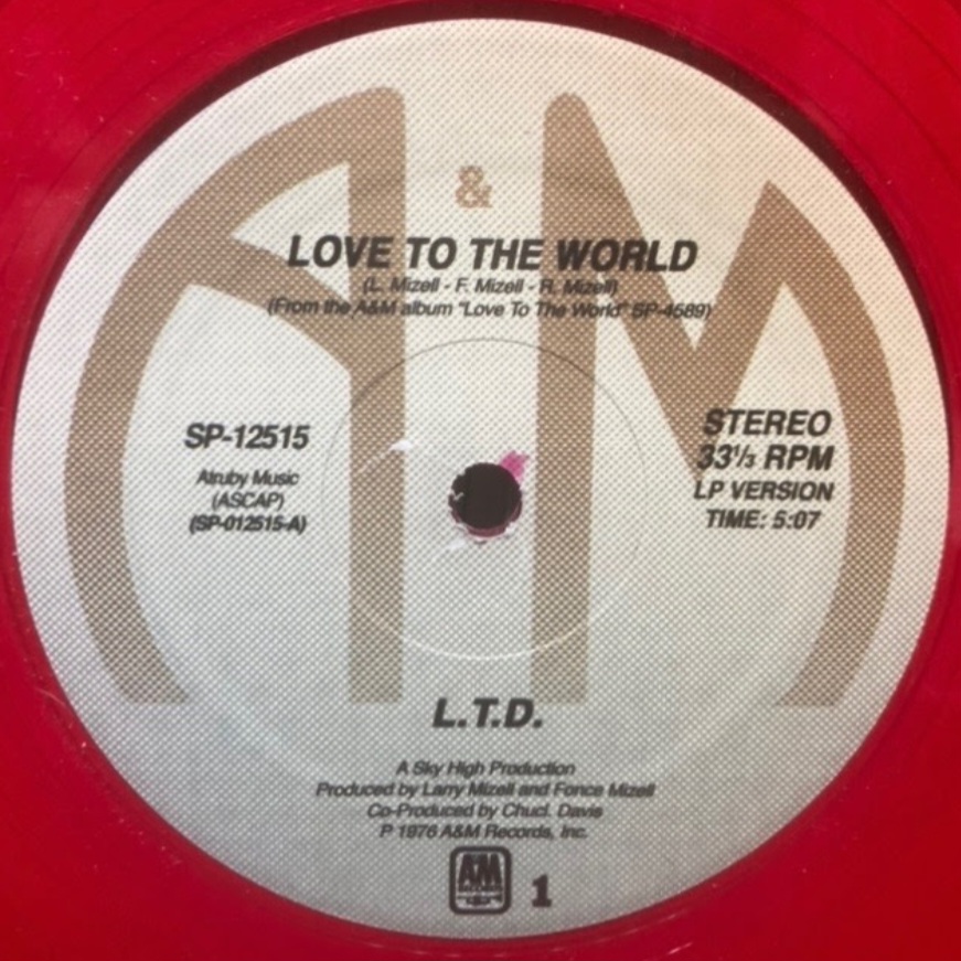 L.T.D. - Love To The World (Joey Negro Remix) (12")