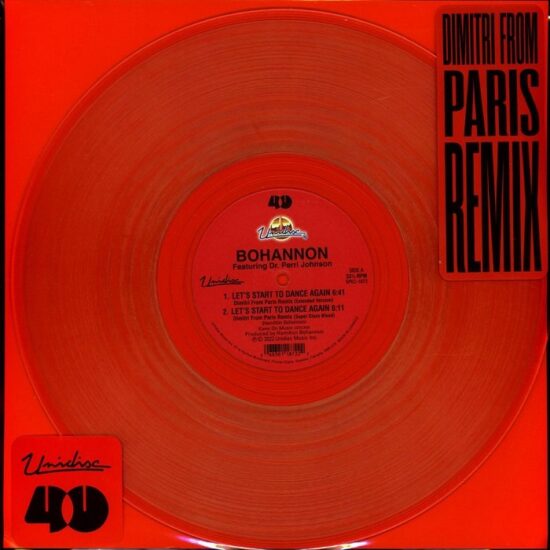 Bohannon Featuring Dr. Perri Johnson - Let's Start To Dance Again (Dimitri From Paris Remix) (12") (M/VG+)