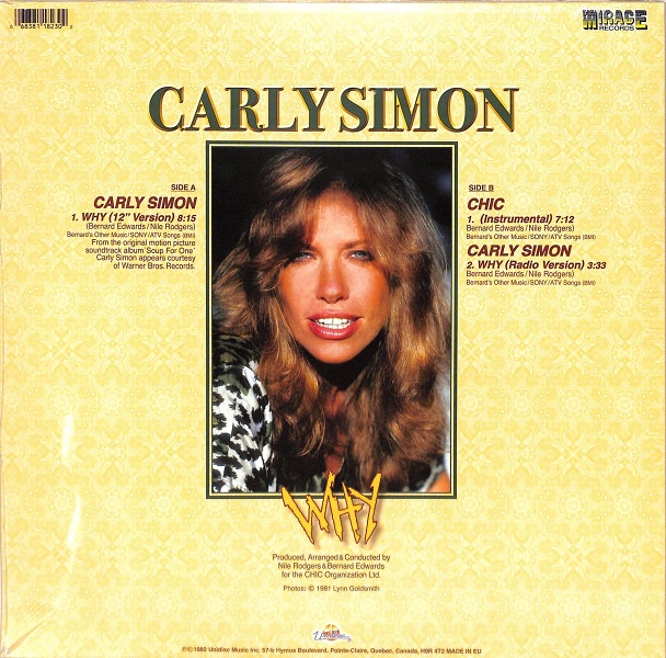 洋楽 Carly Simon - Why Stream Why by Carly Simon - Official | Listen online for free on