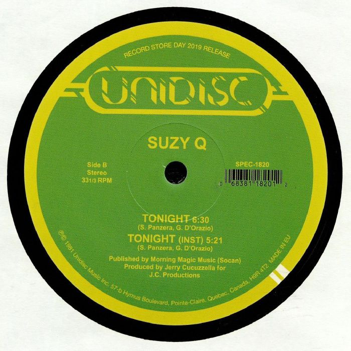 Punkin Machine / Suzy Q - I Need You Tonight / Tonight (12") - Image 2