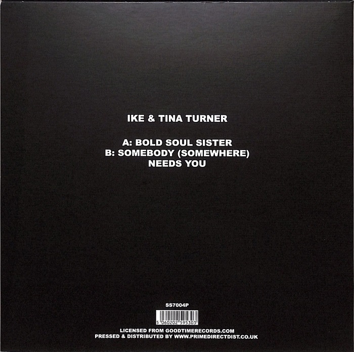 Ike & Tina Turner - Bold Soul Sister (7") - Image 2