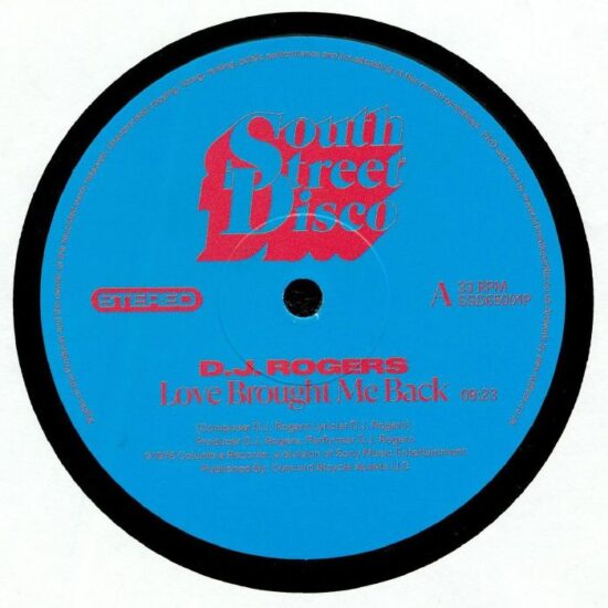 DJ Rogers - Love Brought Me Back / Love You Forever (12")